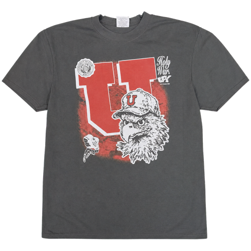 Charcoal Utah graphic T-shirt